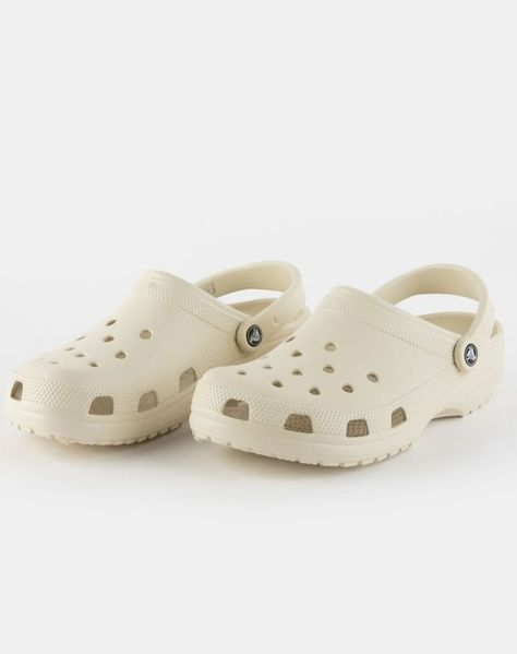 Features a sleek slip on and off design with a pivoting heel for a more secured fit as well as ventilation ports that add to breathability, helping shed water and debri.

We’ve also showcased some stylings/outfits which these can be peered with.

The ventilation ports can also be personalized based on your personality and preferences with charms.

Crocs Classic Unisex - https://amzn.to/3YM1AZx
Crocs Charm Pack - https://amzn.to/45igjhc

#crocs #classics #unisex #clogs #comfort #slipons #charms Nude Crocs Clogs, Crocs Crocs Shoes, Crocs Png Aesthetic, Off White Crocs, Crocs Cream Color, Fall Crocs Shoes, Creme Crocs, Neutral Crocs, Stucco Crocs