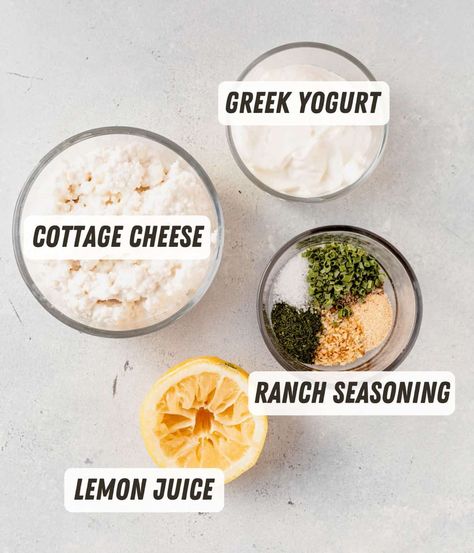 This whipped cottage cheese dip is an easy and high-protein recipe with tons of ranch flavor. It only takes 5 minutes to make, but it's a creamy dip worthy of any game day spread.