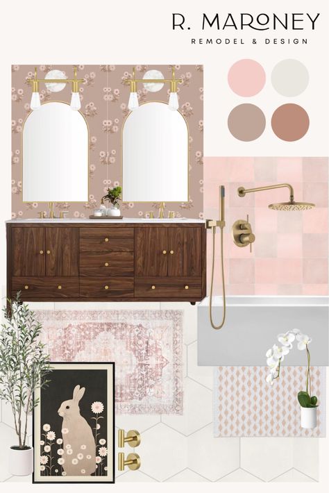 Shop LOMANTO Artificial Olive Trees, 5 … and other curated products on LTK, the easiest way to shop everything from your favorite creators. Girls Jack And Jill Bathroom, Daughters Bathroom, Girls Bathroom Design, Vibe Bathroom, Blush Bathroom, Jack N Jill Bathroom Ideas, Girly Bathroom, Girl Bathrooms, Bathroom Accent Wall