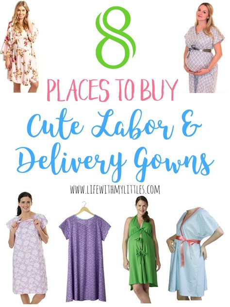 Did you know you don't have to wear the gross hospital gown when you deliver your baby? Here are 8 places to buy cute labor and delivery gowns! Pregnancy Routine, Birthing Gown, Baby Gender Prediction, Mother Hood, Pregnancy Outfit, Pregnancy Hacks, Delivery Gown, Bat Cave, Bag Checklist