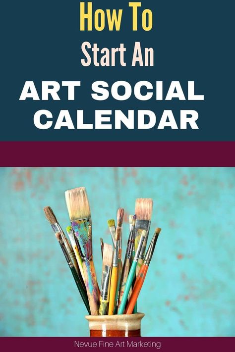 How To Start An Art Social Calendar For Creative Businesses - Social Media Automation - Automate social media post such as Facebook Twitter Pinterest. #socialautomation #pinterestautomation #facebookautomation -   How To Start An Art Social Calendar For Creative Businesses  Discover how easy it is to create a social media calendar that will produce real results. #artist #socialmediamarketing via @Nevue Fine Art Marketing | Art Marketing Blogging Artist Social Media Calendar, Artist Content Calendar, Artist Social Media Post, Social Media Post Creative, Working Artist, Marketing Calendar Template, Social Media Automation, Etsy Tips, Social Calendar