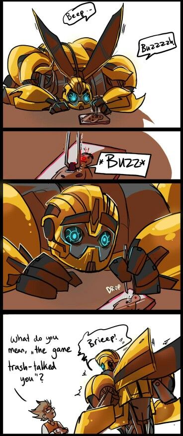 Bumblebee getting trash talked Prowl X Bumblebee, Arcee Transformers, Transformers Film, Transformers Memes, Transformers Rescue Bots, Transformers Funny, Bee Bee, Rescue Bots, Transformers Autobots