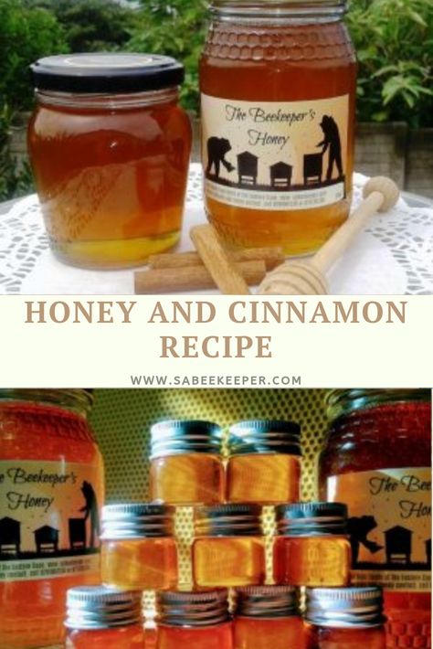 Cinnamon Infused Honey, How To Make Flavored Honey, Honey Processing Shed, Flavored Honey Recipes, Infused Honey Recipes, Raw Honey Recipes, Honey Processing, Canning Guide, Herb Infused Honey