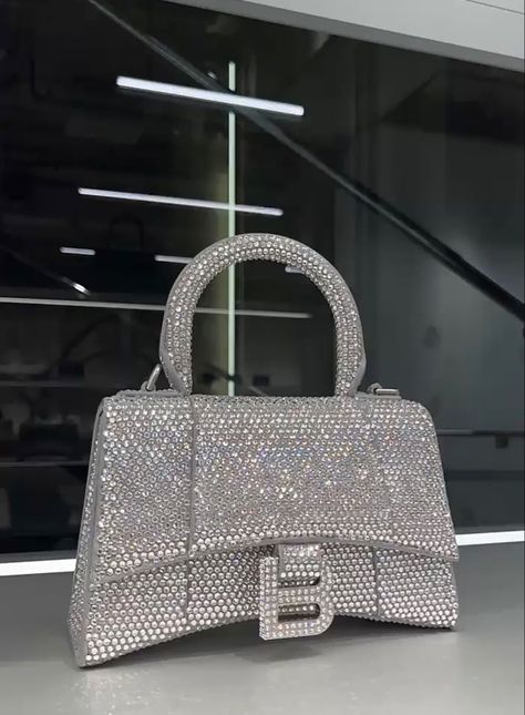 Sparkly Handbag, Sparkly Purse, Sparkly Bag, Luxury Jeans, Silver Handbag, Glitter Bag, Luxury Bags Collection, Silver Bags, Crystal Bags