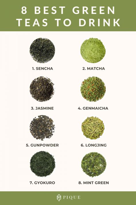 Teas To Drink, Gyokuro Tea, Green Tea Benefits Health, Pique Tea, Healthy Beverages, Tea Remedies, Green Teas, Best Green Tea, Tea Varieties