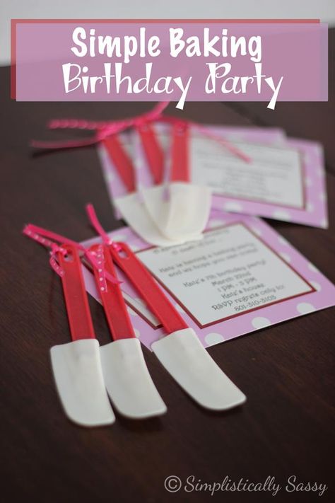 Baking Birthday Party Ideas, Cupcake Wars Party, Baking Party Ideas, Baking Birthday Party, Baking Birthday Parties, Simple Baking, Baking Theme, Cupcake Birthday Party, Cupcakes Birthday