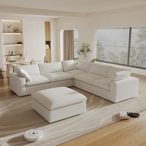 Couches For Living Room, Sectional Couches, Corner Sectional Sofa, Modular Couch, Comfortable Couch, Couch Cushion Covers, Unique Sofas, White Couches, L Shaped Couch