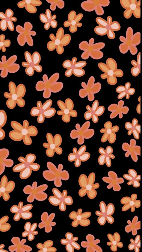 Black Orange Wallpaper, Orange And Black Wallpaper, Pink Orange Aesthetic, Black Pics, Red Daisy, Orange Aesthetic, Orange Wallpaper, Black Wallpaper, Black Orange