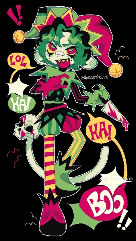 Jester Drawing, 얼굴 드로잉, Cute Clown, Clown Makeup, Art Characters, 영감을 주는 캐릭터, Cute Art Styles, Art Styles, Sketchbook Art Inspiration