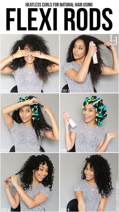 Beauty Blogger Lynnette Joselly shows you how to style heatless curls for natural hair using flex-rods. Curl Your Hair, Flexi Rods, Pelo Afro, Heatless Curls, Natural Hair Inspiration, Natural Hair Tips, Relaxed Hair, Curly Hair Care, Curly Hair Tips