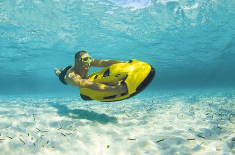 Seabob F5 S Luxury Sea Scooter Toy Gives A Boogie Board Ride Some Balls -  #luxury #seabob #sports #watercraft Under The Water, Cool Boats, Vacation Video, Jetski, Personal Watercraft, Water Toys, Under Water, Jet Ski, Luxury Yachts