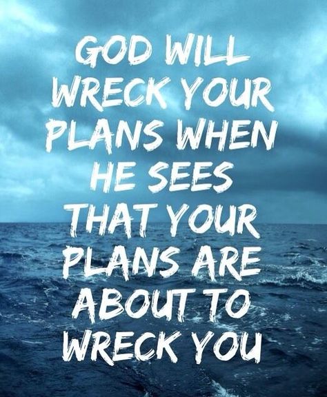 When your life isn't going as planned, pause, maybe God is trying to get you to another place? Listen and take note of His nudging, let it lead you to true destiny and inner peace♡ Vertrouw Op God, Inspirerende Ord, Good Quotes, E Card, Quotable Quotes, Great Quotes, The Words, Beautiful Words, Christian Quotes