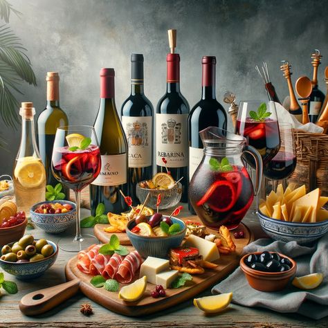 A Taste of Spain: Throw a Spanish Tapas Party That Sizzles Spanish Tapas Party, Spain Party, Tapas Party, Food Pairing, Recipe Generator, Spanish Wine, Wine Tasting Party, Spanish Tapas, Tasting Party