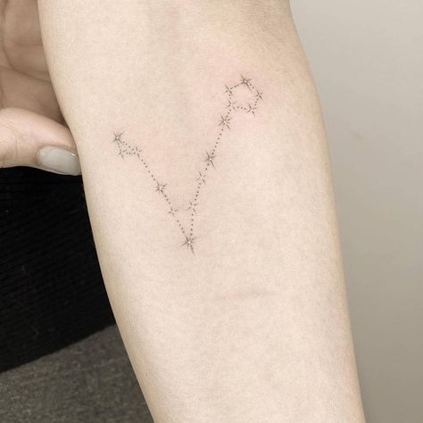 Pisces Star Constellation, Tattoo Pisces, Star Constellation Tattoo, Pisces Constellation Tattoo, Pisces Tattoo, Hawk Tattoo, Pisces Constellation, Pisces Zodiac Sign, Astronomy Constellations