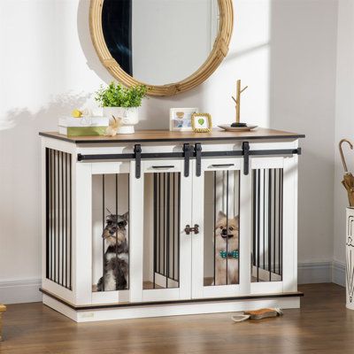 DIY furniture dog crate