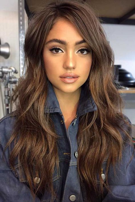 Brunette Ombre, Haircuts For Long Hair With Layers, Classy Hairstyles, Brunette Balayage, Long Face Hairstyles, Long Layered Haircuts, Ombré Hair, Long Brown Hair, Balayage Brunette