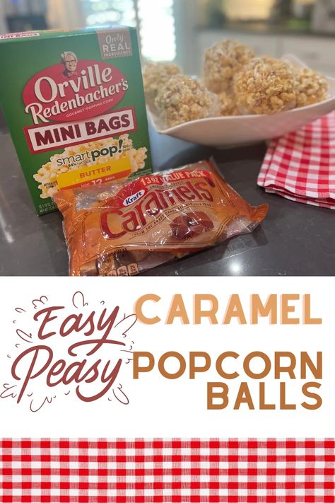 Carmel Popcorn Balls Easy, Carmel Popcorn Balls Recipe Easy, Popcorn Balls Caramel, Caramel Popcorn Balls Easy, Caramel Popcorn Balls Recipe Easy, Holiday Popcorn Balls, Carmel Popcorn Balls Recipe, Caramel Balls Recipe, Carmel Popcorn Balls