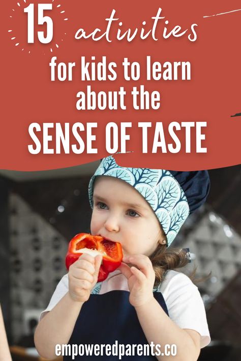 Taste Activities For Preschoolers, Sense Of Taste Activities Preschool, Sense Of Taste Activities, Taste Activities, Food Activities For Toddlers, Games In The Classroom, 5 Senses Activities, Taste Sense, Ideas For Cooking