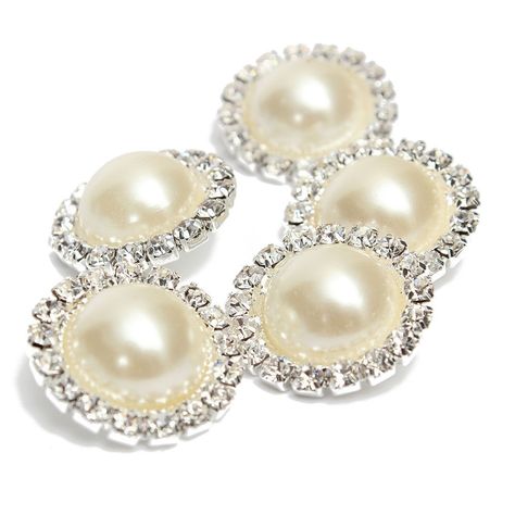 Wholesale 20 PCS Retro Vintage Round Crystal Ivory Faux Pearl Rhinestone Buttons Bulk,18MM (Flatback), #Ad #Vintage, #AD, #Crystal, #Ivory, #Retro Needlepoint Christmas Stocking Kits, Decorative Stones, Diy Buttons, Wedding Dress Shoes, Pearl Cluster, Rhinestone Wedding, Ivory Pearl, How To Make Clothes, Rhinestone Bead