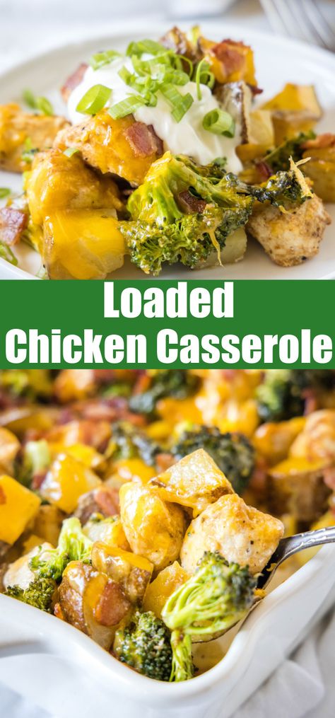 Loaded Chicken Casserole, Grilled Chicken And Potatoes Recipes, Baked Potato Chicken And Broccoli, Buffalo Chicken And Potato Casserole, Chicken And Russet Potatoes Recipes, Leftover Chicken And Potato Recipes, Chicken Potato Broccoli Casserole, Leftover Chicken Recipes Casserole, Recipes With Frozen Chicken