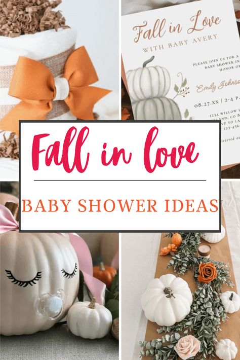 The Best fall in love baby shower theme ideas Baby Shower Girl Theme November, Baby Shower Ideas For Girls Themes Fall, Baby Shower Girl Theme Fall, Falling For Baby Shower Ideas, Fall In Love Baby Shower Theme Decor, Thankful Baby Shower Theme, Fall In Love Baby Shower Theme Girl, Fall Baby Shower Activities, Fall Themed Baby Shower Games