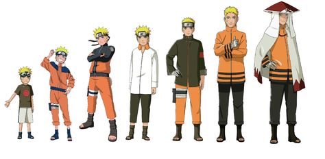 Uzumaki Naruto evolution Naruto Reference, Naruto Evolution, Naruto Age, Studio Ghibli Wallpaper, Naruto The Last, Naruto Clothing, Naruto Uzumaki Hokage, Masashi Kishimoto, Cosplay Naruto