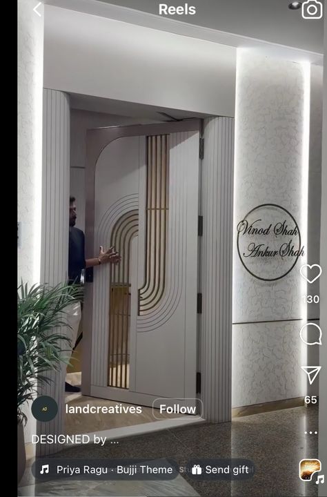 Main Design Entrance, Main Door And Safety Door Designs, Small Entrance Design, Safety Door Design Entrance Modern For Flat, Modern Entrance Lobby Design Residential, Safty Door Design Entrance India, Door Panelling Design Modern, Flat Main Door Design Entrance, Safety Door Design Entrance For Flat