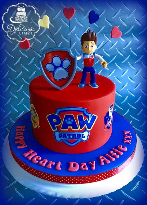 Paw Patrol inspired cake www.deliciousbylinzi.co.uk Small Paw Patrol Cake, Paw Patrol Cake, Paw Patrol, Birthday Ideas, Birthday Cake, Cake, Birthday, Quick Saves