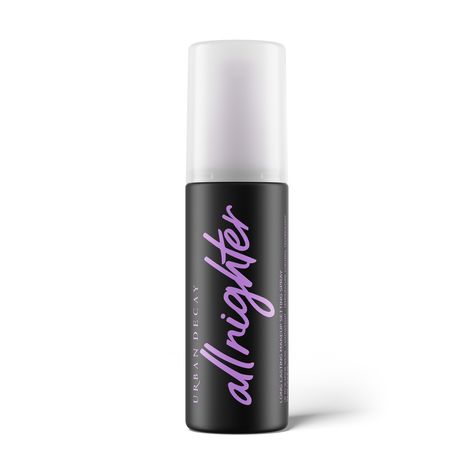 Iconic, award-winning makeup setting & finishing spray| Urban Decay | All Nighter Waterproof Makeup Setting Spray Urban Decay Setting Spray All Nighter, Setting Spray Urban Decay, Urban Decay All Nighter Spray, Urban Decay Spray, Best Makeup Setting Spray, Mat Makeup, Urban Decay Setting Spray, Makeup Fixing Spray, Makeup Shelf