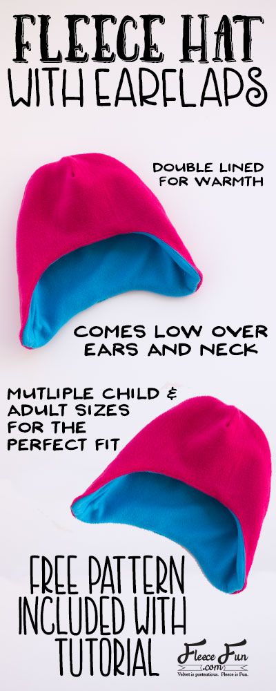 I love this fleece hat tutorial. It comes with a free pattern. It looks so warm and cozy too! Easy sew and sizes child to adult! Fleece Hat Tutorial, Fleece Hat Pattern, Fleece Projects, Couture Bb, Sewing Hats, Fleece Hats, Sewing Fleece, Hat Tutorial, Sew Ins