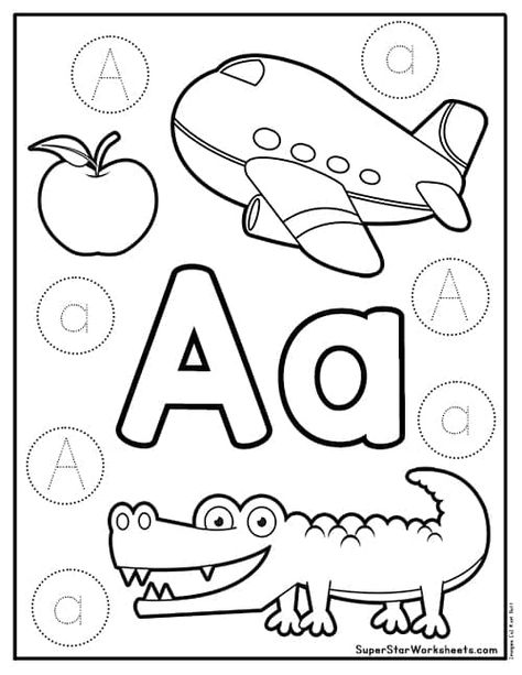 Letter A Tracing Worksheets For Preschool, Letter A Vocabulary For Preschool, Learning Colours Worksheets, A Letter Worksheets Preschool, Letter Sheets For Preschool, Sound A Worksheets For Preschool, A Preschool Worksheets, Alphabet Colouring In Free Printable, Pre K Letter Worksheets