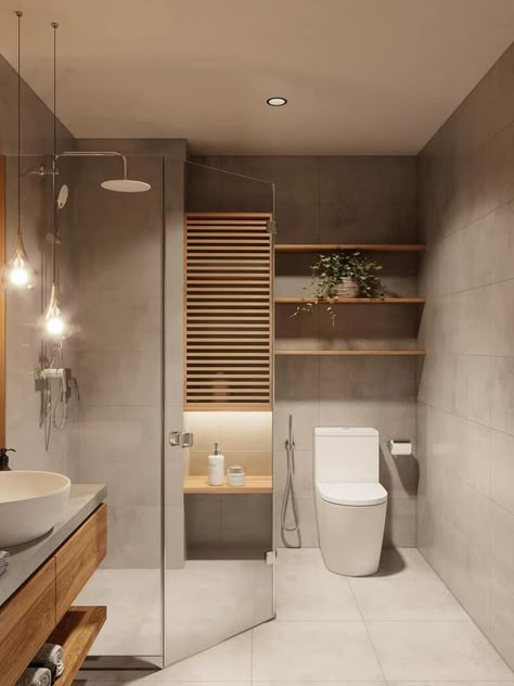 Sưu tầm 0919736690 on Behance Japanese Toilet Design, Japanese Bathroom Design, Toilet And Bathroom Design, Japanese Bathroom, Muji Home, Japandi Interiors, Small Bathroom Interior, Small Apartment Interior, Small Bathroom Makeover