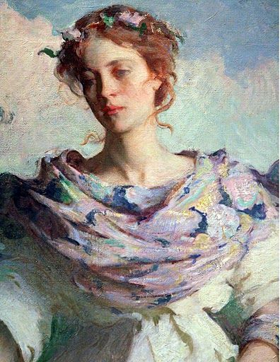 Frank Weston Benson, Pre Raphaelite Art, Jeff Koons, Billie Holiday, Oil Painting Portrait, Classic Paintings, Old Paintings, Romantic Art, Ethereal Art