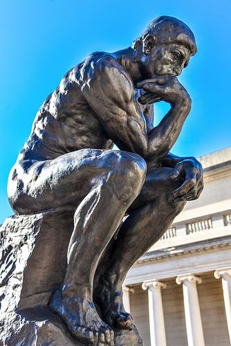 Auguste Rodin - The Thinker at California Palace of the Legion of Honor (Fine Arts Museum of San Francisco CA) | Flickr - Photo Sharing! Fine Arts Museum, Rodin The Thinker, Istoria Artei, Legion Of Honor, The Thinker, The Legion, Auguste Rodin, Greek Sculpture, Famous Art