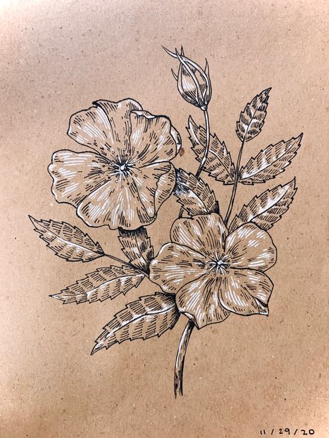 Drawing On Brown Paper Simple, Tan Toned Paper Art, Sketch On Brown Paper, Tan Toned Paper Drawing, Brown Paper Art Drawing, Drawing Brown Paper, Drawings On Brown Paper, Toned Tan Paper Art, Tan Paper Drawing