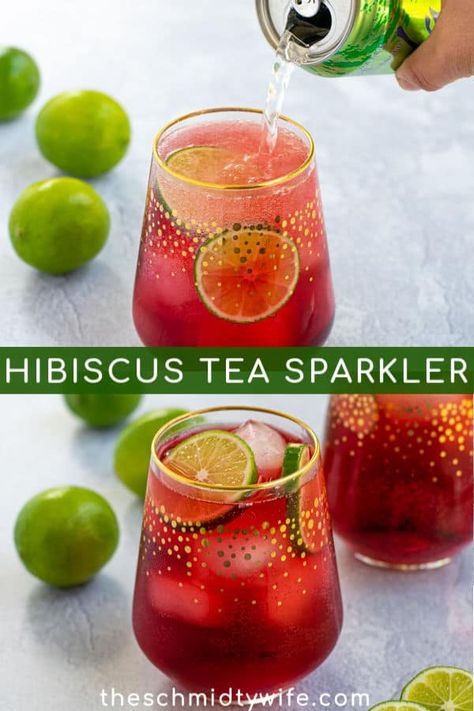 Alcoholic Tea, Inner Thighs Workout, Hibiscus Iced Tea, Workout For Women At Home, Thighs Workout, Fun Summer Drinks, Tea Drink Recipes, Summer Drinks Alcohol, Drink Recipes Nonalcoholic