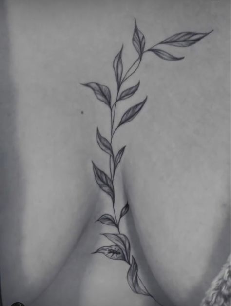 Leafy Vines Tattoo, Sternum Minimalist Tattoo, Sternum Vine Tattoo Women, Sternum Vine Tattoo, Sternum Leaf Tattoo, Botanical Sternum Tattoo, Leaf Sternum Tattoo, Vine Sternum Tattoo, Nature Sternum Tattoo