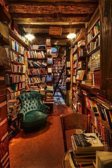 Shipping container book nook😋 Casa Fantasy, Lots Of Books, Cool Bookshelves, Dream Library, Shakespeare And Company, Beautiful Library, Steampunk Decor, Attic Renovation, Attic Storage