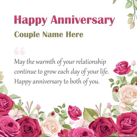 Red Rose Floral Card With Anniversary Quotes For Couple Belated Anniversary Wishes, Happy Wedding Anniversary Message, Happy Marriage Anniversary Quotes, Happy Wedding Anniversary Quotes, Marriage Anniversary Cards, Anniversary Quotes For Couple, Anniversary Wishes Message, Anniversary Wishes Quotes, Marriage Anniversary Quotes