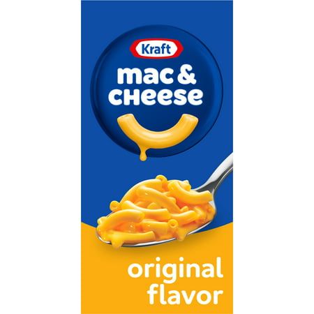 Help yourself to a bowl of comfort. Kraft Original Mac & Cheese Dinner is a convenient boxed dinner. Kids and adults love the delicious taste of macaroni with cheesy goodness. Our 7.25 ounce mac & cheese dinner includes macaroni pasta and original flavor cheese sauce mix, so you just need milk and margarine or butter to make a tasty mac and cheese dinner kids love. With no artificial flavors, preservatives or dyes, Kraft Mac & Cheese is always a great family dinner choice. Preparing macaroni and Dinner Kids Love, Tasty Mac And Cheese, Macaroni And Cheese Dinner, Kraft Mac And Cheese, Dinner Kids, Kraft Mac N Cheese, Cheese Macaroni, Kraft Cheese, Boxed Mac And Cheese