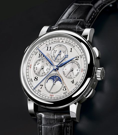 SIHH 2013: A. Lange & Söhne - 1815 Rattrapante Perpetual Calendar | Time and Watches | The watch blog A Lange Sohne, Mens Watches Affordable, Hermes Men, Boss Men, Mens Fashion Watches, Men's Belts, Used Watches, Best Watches For Men, Jewelry Summer