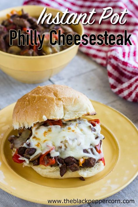 Inside Round Roast, Philly Cheese Steak Sandwich Recipe, Philly Cheesesteak Sandwiches, Chicken Instapot, Cheesesteak Sandwiches, Philly Cheese Steak Sandwich, Steak Sandwich Recipes, Round Steak Recipes, Philly Cheese Steak Recipe