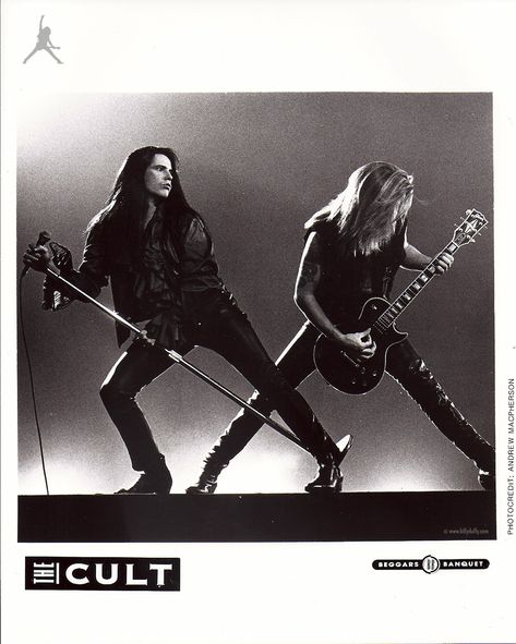 Ian and Billy 'Sonic Temple' Press Photo Billy Duffy, Ian Astbury, Music Inspiration, Classic Rock And Roll, Sunflower Wallpaper, Gothic Rock, Rock N’roll, The Cult, Rock Legends