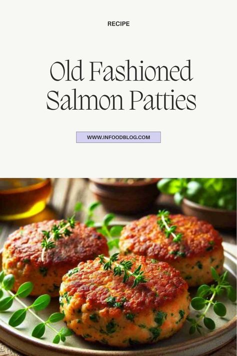 Old Fashioned Salmon Patties Recipe Canned Salmon Cakes, Fresh Salmon Patties, Canned Salmon Patties, Fried Salmon Patties, Salmon Cakes Recipe, Canned Salmon Recipes, Canned Salmon, Salmon Patties Recipe, Japanese Desserts