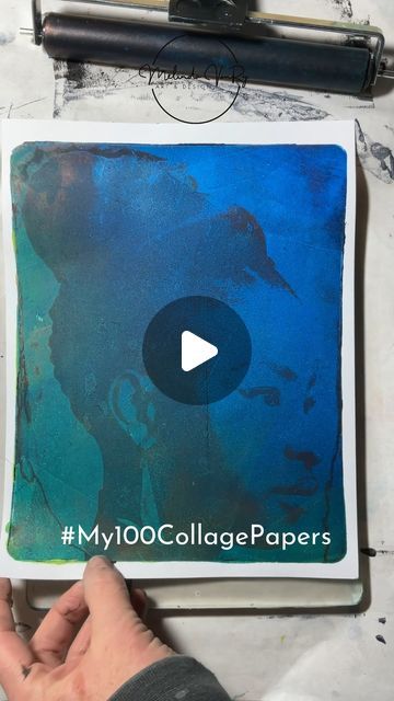 Melinda VanRy on Instagram: "Collage paper 16 is another gel-plate magazine-image transfer, but with a layer of paint to pull the print instead of yesterday's print straight onto wet-strength tissue paper. Gotta say I'm proud of yesterday's and today's results, my first and second of these ever. Don't miss Wednesday's longer video with more details!
#collagepaper #artexperiment #imagetransfer #gelplate #My100CollagePapers #The100DayProject" Wet Strength Tissue Paper, Gel Plate, Instagram Collage, Magazine Images, Yesterday And Today, Collage Paper, Print Magazine, Image Transfer, Tissue Paper