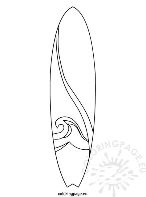 Cute Longboards, Surfboard Line Art, Small Surfboard Tattoo, Surfboard Art Drawing, Surfboard Tattoo Small, Surfboard Design Art, Cartoon Surfboard, Surf Board Drawing, Surfboard Tattoo