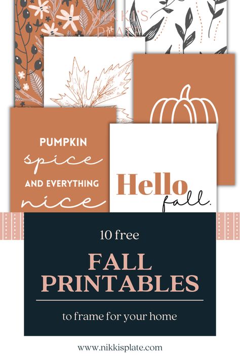 Fall Decor Printables, Free Printable Autumn Wall Art, Fall Printable Wall Art, Fall Wall Art Printable, Free Fall Leaves Printables, Autumn Wall Art Free Printables, Fall Wall Art Free Printable, Fall Decor Printables Free, Thanksgiving Prints Free Printable