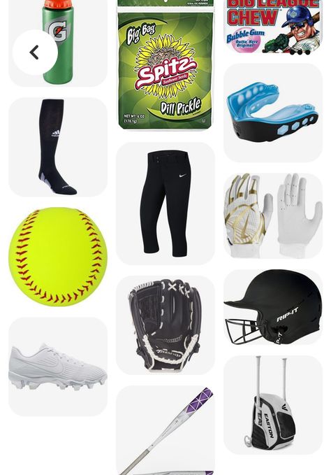 Softball Equipment List, Softball Bag Essentials, Softball Needs, Softball Must Haves, Baseball Eye Black Designs, Eye Black Ideas Sports, Softball Essentials, Softball Tiktoks, Eye Black Softball