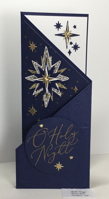 Star Of Light Stampin Up Cards, Su All Bundled Up Cards, Shining Brightly Stampin Up Cards, Star Of Light Stampin Up Card Ideas, Su Stars At Night Cards, Stampin Up Slimline Card Ideas, Su Night Divine Cards, Stampin Up Stars At Night Cards, Stampin Up Stars At Night