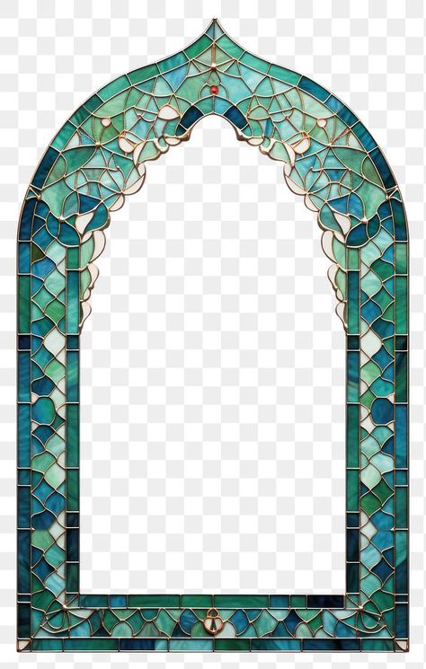 Stained Glass Border, Mirror Stained Glass, Stained Glass Patterns Templates, Christmas Architecture, Arch Wall Decor, Ambience Decor, Mirror Arch, Arch Windows, Ornamental Frame